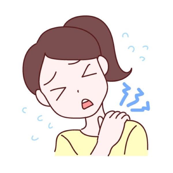 肩こりのイラスト| 歯が抜けた状態、放置しても大丈夫?|港南台の歯医者 港南台パーク歯科クリニック